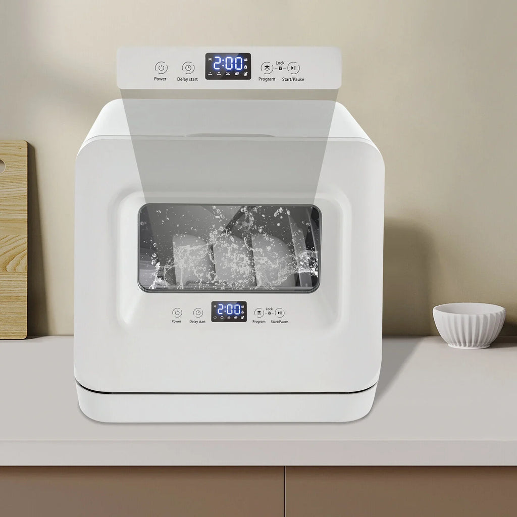 Counter Top Dishwashe, Portable Countertop Dishwashers, Mini Dishwasher 3-in-1 Cups Dishwasher - image 3