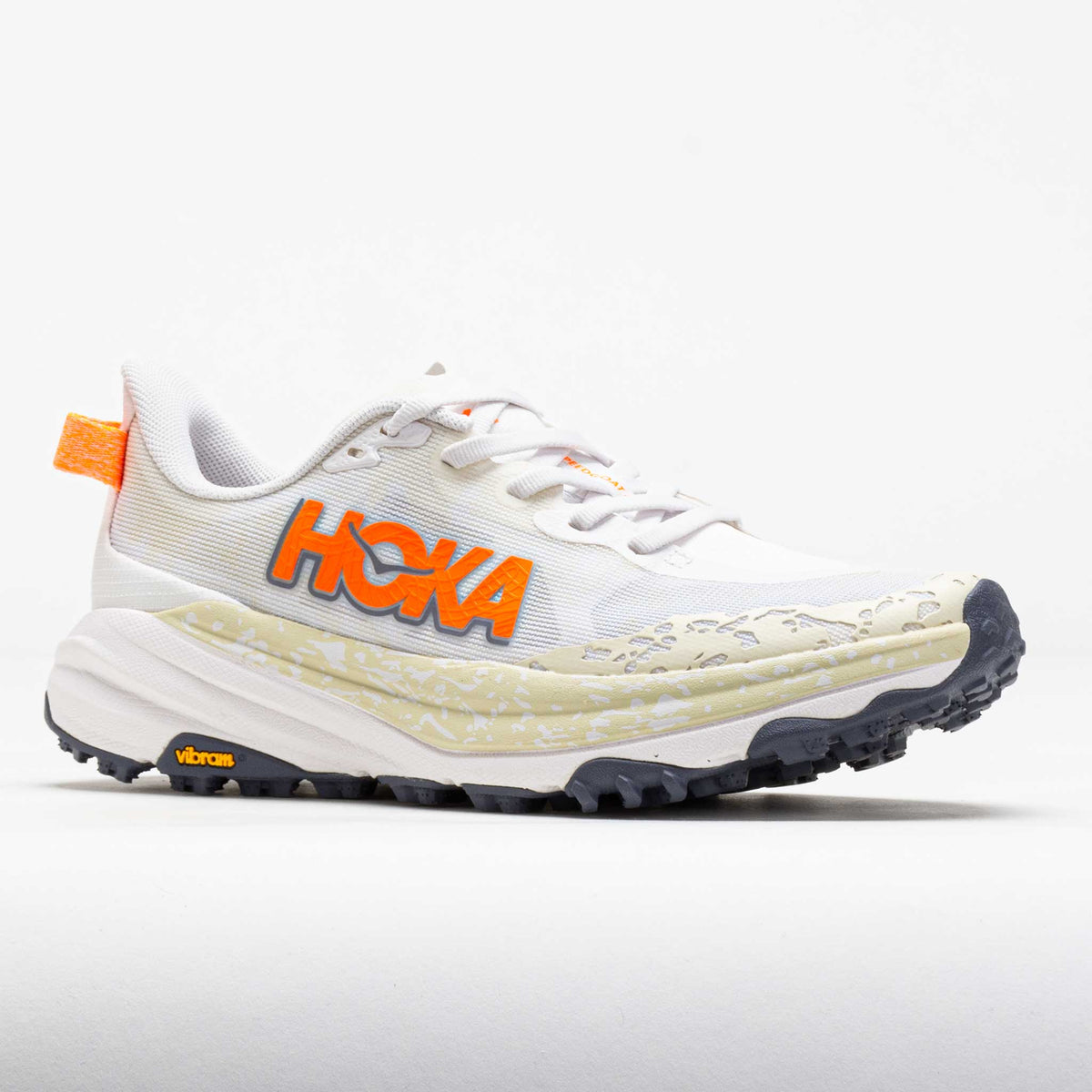 Speedgoat 6 Men's White/Neon Tangerine - image 5