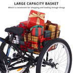 Garvee 3 Wheel Electric Bicycle for Men Women, 350W Motor Electric Tricycle for Adults, 26" Fat Tire Motorized Bicycle w/ 36V 10Ah Removable Battery, 7 Speed Electric Trike up to 50+ Miles, 3 Modes - image 4