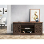 Rustic Farmhouse Barndoor TV Stand - Entertainment Center for TVs up to 70 Inches - image 27