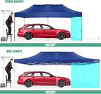 COBIZI 10x20 Heavy Duty Pop up Canopy Tent with 6 sidewalls Easy Up Commercial Outdoor Canopy Wedding Party Tents for Parties All Season Wind & Waterproof Gazebo with Roller Bag,Black(Frame Thickened) - image 232