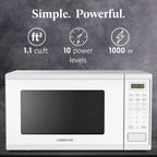Farberware FMGZ09BKA 0.9 Cu. Ft. Microwave Oven, 900W, Digital Control, LED Display, 6 Cooking Presets, Black - image 29
