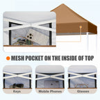 EAGLE PEAK 5x5 Pop up Canopy Tent Instant Outdoor Canopy Easy Set - up Straight Leg Folding Shelter（blue） - image 120