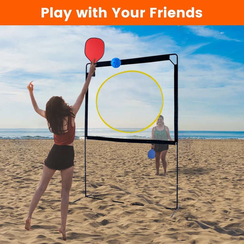 Slsy Portable Pickleball with Net, A Racket Game That Combines Pickleball, Badminton, Jianzi, and Tennis, Backyard Games Sport Outdoor Indoor, Fun Games for Kids & Adults - image 14