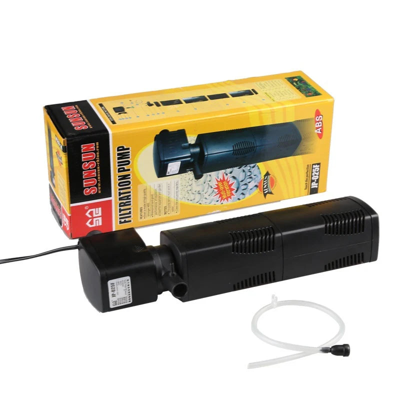 3-in-1 Fish Tank Aquarium Internal Filter Pump – Submersible Water Filter Oxygen Pump - image 3