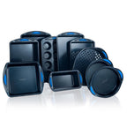 Nutrichef Kitchen Oven Non Stick Blue Carbon Steel 10 Piece Bakeware Set - image 1