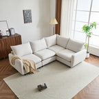 Oversized Modular Sectional Sofa with Plush Cushions and Flexible Layout - image 5