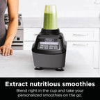 Ninja Blender, Mega Kitchen System, 1500W, 4 Functions for Smoothies, Processing, Dough, Drinks & More, with 72 Blender Pitcher, 64 Processor Bowl, 2 Nutri Cups + Lids, Black, BL770 - image 3