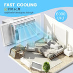 Garvee 5000 BTU Window Air Conditioner, Fast Cooling for Rooms up to 150 Sq. Ft, Window Ac Unit with 7 Level - image 15