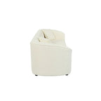 87.5 Boucle Curved 3-Seater Sofa with Sculptural Ergonomics - image 8