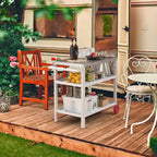 Portable Kitchen Island Grill Cart for Patios - image 20