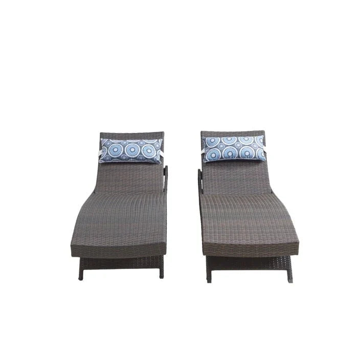 All Weather Wicker Chaise Lounge - Set of 2 - image 16