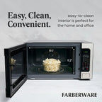 Farberware FMGZ09BKA 0.9 Cu. Ft. Microwave Oven, 900W, Digital Control, LED Display, 6 Cooking Presets, Black - image 55