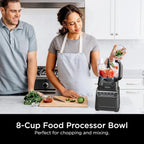 Ninja Blender, Mega Kitchen System, 1500W, 4 Functions for Smoothies, Processing, Dough, Drinks & More, with 72 Blender Pitcher, 64 Processor Bowl, 2 Nutri Cups + Lids, Black, BL770 - image 15