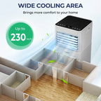 8000 BTU 3-in-1 Air Cooler with Dehumidifier and Fan Mode - image 5