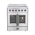 Forno Galiano 30-Inch Freestanding French Door Electric Range, True Convection, Energy Efficient - image 1