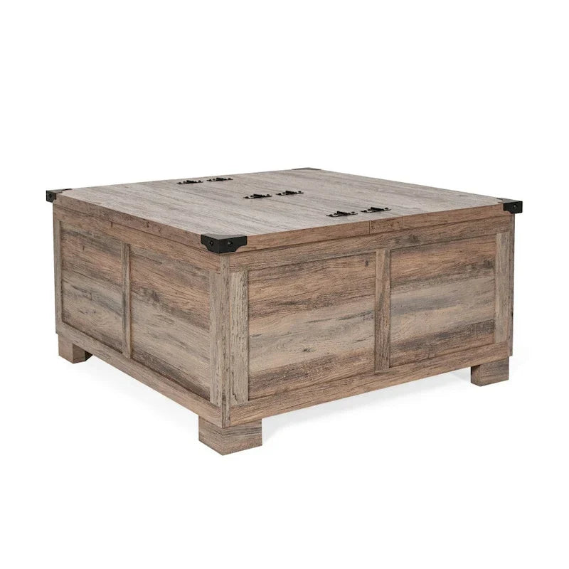 Contemporary Farmhouse Coffee Table Featuring Concealed Storage - image 27