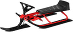 Snow Racer Sled, Ski Sled Slider Board with Twin Brakes - image 2