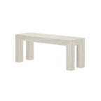 Plank+Beam Modern Dining Bench, Solid Wood Bench for Dining Table, 49", Blonde Wirebrush - image 26