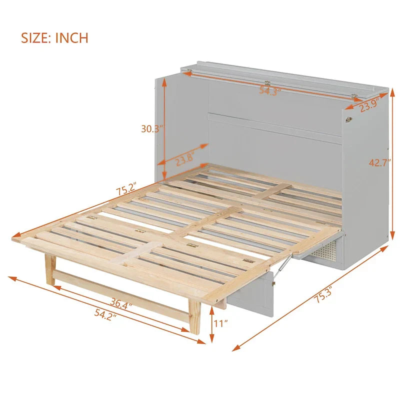 Nestfair Full-Size Murphy Bed with Spacious Drawers - image 21