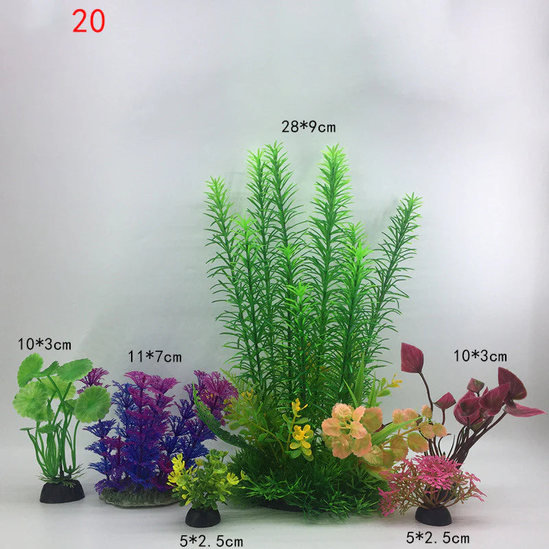 Fish Tank Decoration Simulation Water Plant Artificial Aquarium Landscaping Decor - image 10
