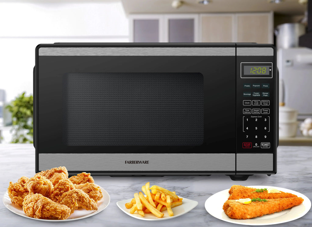Farberware FMGZ09BKA 0.9 Cu. Ft. Microwave Oven, 900W, Digital Control, LED Display, 6 Cooking Presets, Black - image 48
