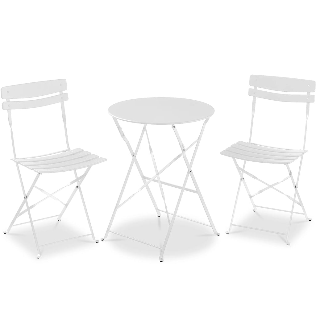 Best Choice Products 3-Piece Small Bistro Set, Folding Patio Furniture Set of 2 Chairs and Table - Black - image 93