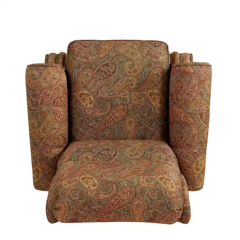 Push Back Recliner Chair with Padded Cushion and Solid Wood Legs - image 13