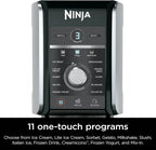 Ninja NC301 CREAMi Ice Cream Maker, for Gelato, Mix-ins, Milkshakes, Sorbet, Smoothie Bowls & More, 7 One-Touch Programs, with (2) Pint Containers & Lids, Compact Size, Perfect for Kids, Silver - image 29