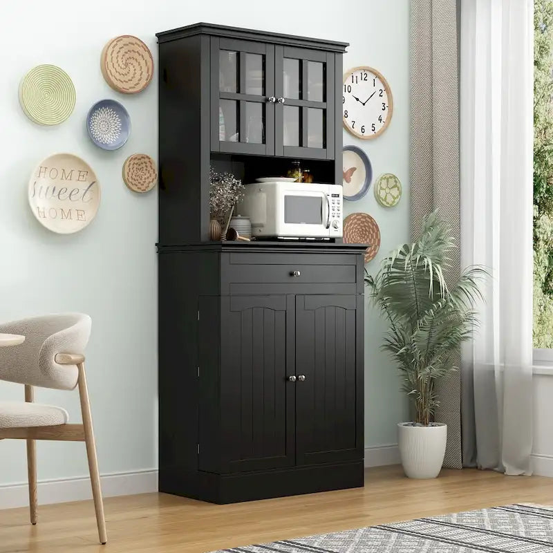 Spacious Kitchen Cabinet with Microwave Space - 30W x 69.3H - image 26