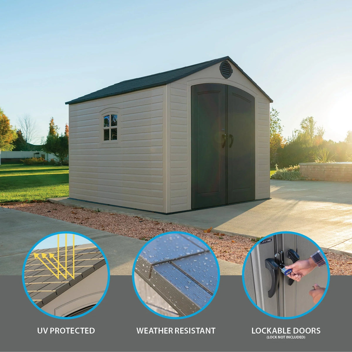 8-Ft. x 10-Ft. Outdoor Storage Shed - image 4