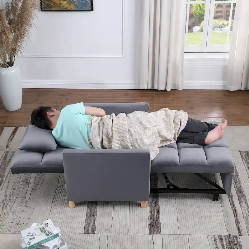 Versatile Sleeper Chair with Removable Pillow - image 12