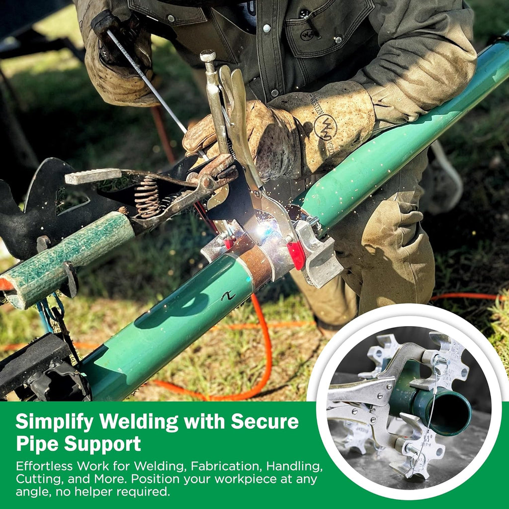 Welders 3rd Hand - Portable Pipe Welding Tool with Versatile Welding Clamps - Works with Most Butt Weld Fittings and Pipes - Enhance Accuracy - image 4