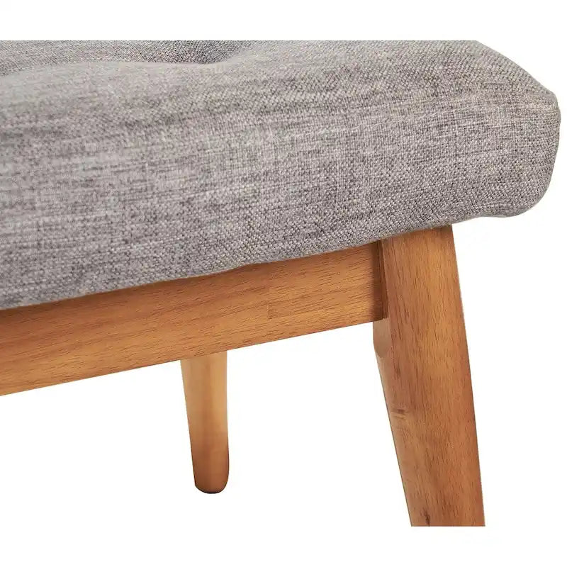 Crosley Landon Acorn Upholstered Bench - 43.25" W x 16" D x 16.88" H - image 4