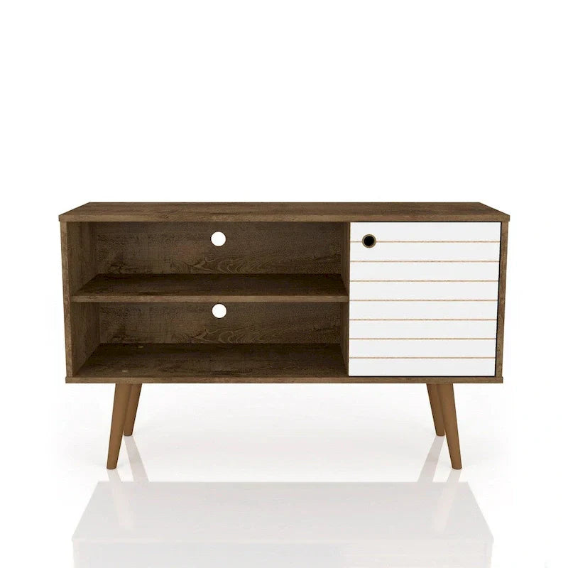 Mid-Century Modern Liberty Dual-Shelf TV Console - image 10