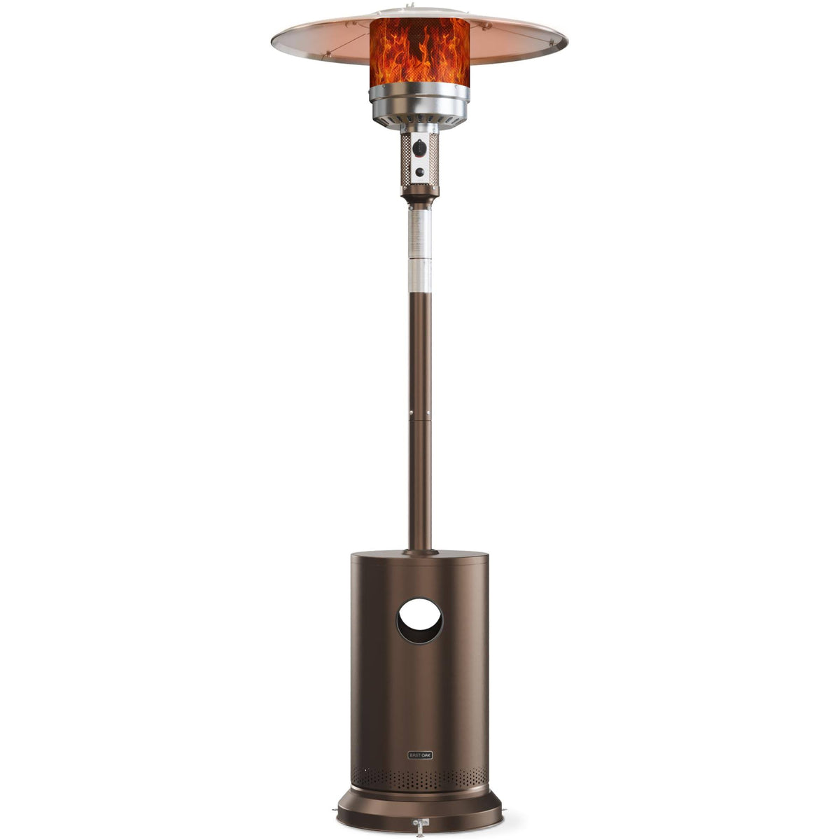 East Oak 48,000 BTU Patio Propane Heater-Brown - image 1