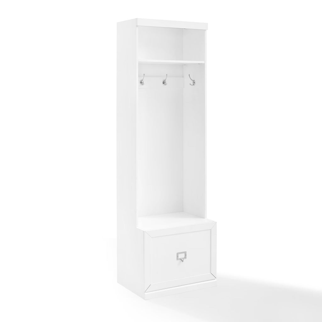 Crosley Furniture Harper Hall Tree in White - image 1