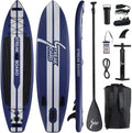 streakboard 11FT Inflatable Stand Up Paddle Board SUP Surfing Boards No Slip Deck, 6'' Thick with Backpack - image 1