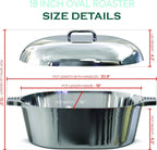 Cast Aluminum Dutch Oven - 8 Quart - Oval Dutch Oven Pot with Lid for Families and Parties - Lightweight Cajun Cookware with Ideal Heat Distribution - Oval Roaster Pan with Lid (13 Inch) - image 12