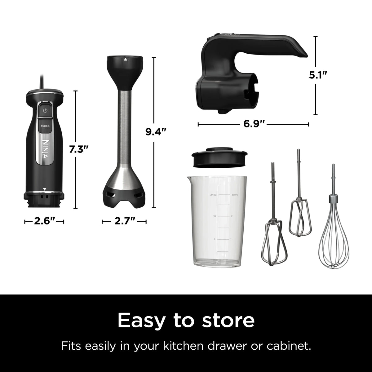 Ninja 750W Blender, Black - image 8