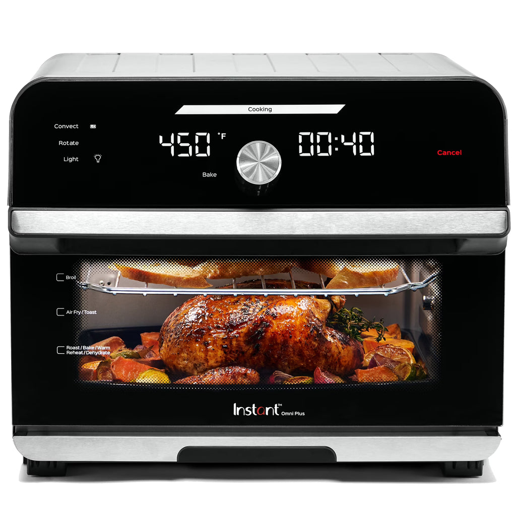 Instant Omni Plus 18 L Air Fryer Toaster Oven Combo with 10 - in - 1 Functions, from the Makers of Instant Pot - image 1