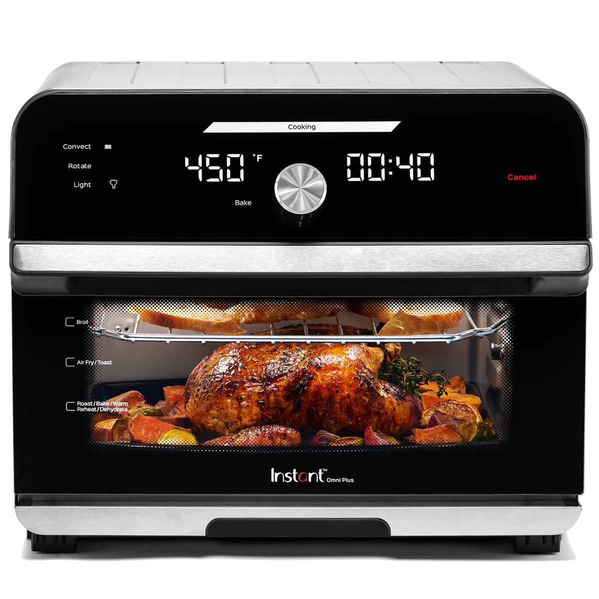Instant Omni Plus 18 L Air Fryer Toaster Oven Combo with 10 - in - 1 Functions, from the Makers of Instant Pot - image 1