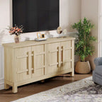 55-Inch Rustic Wood Farmhouse Buffet Cabinet with Ample Storage - image 4