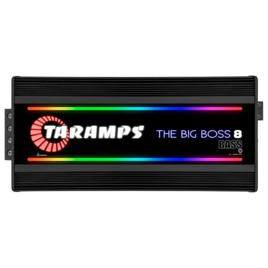 Taramps THE BIG BOSS 8 BASS BLACK 1 - CH 8000W RMS 0.5 - 2 Ohms RGB Car Amplifier - image 2