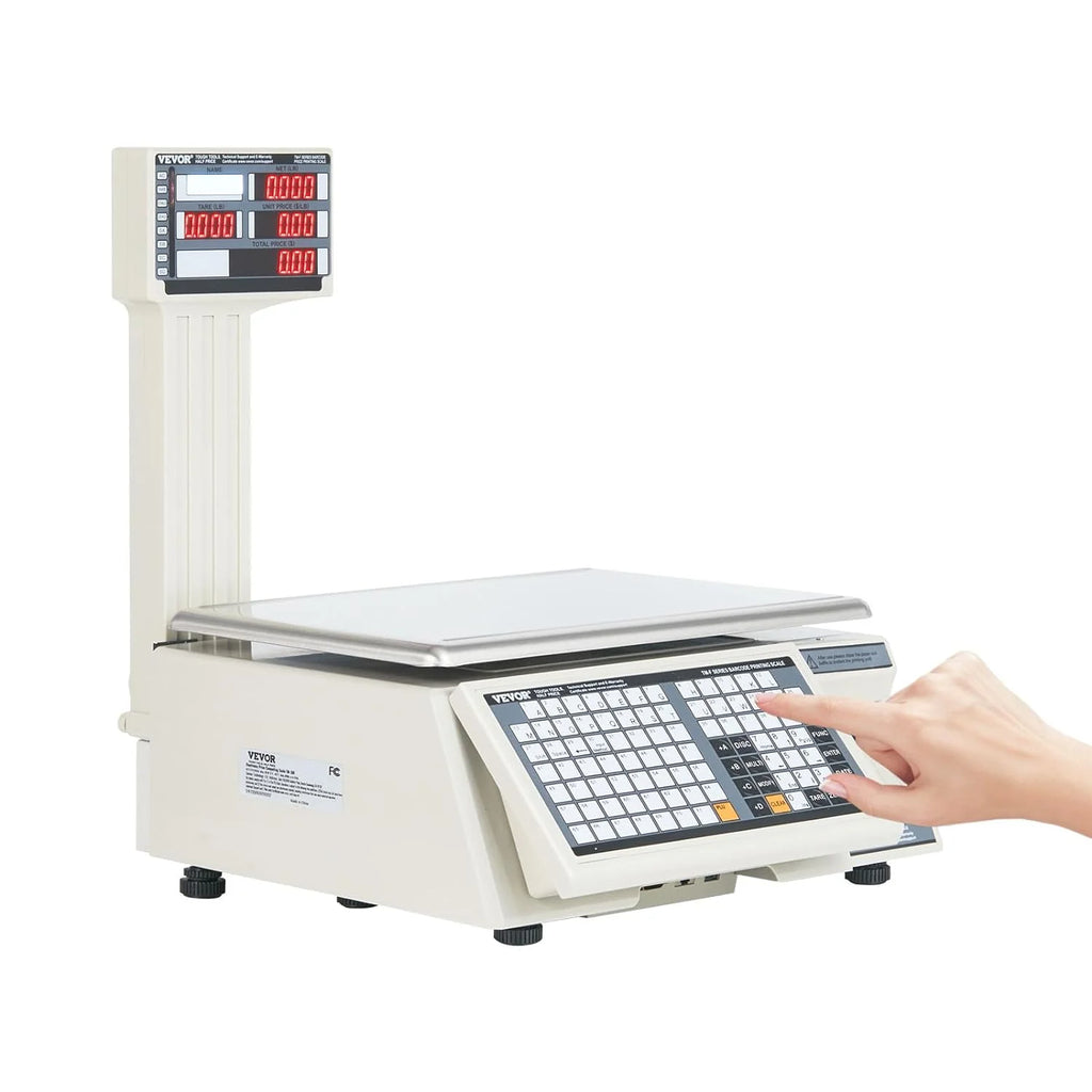 Electronic Price Computing Scale, 66 LB Digital Deli Weight Scales, LED Digital Commercial Food Fruit Meat Produce Counting Weight, for Retail Outlet Store, Kitchen, Restaurant Market, Farmer - image 24