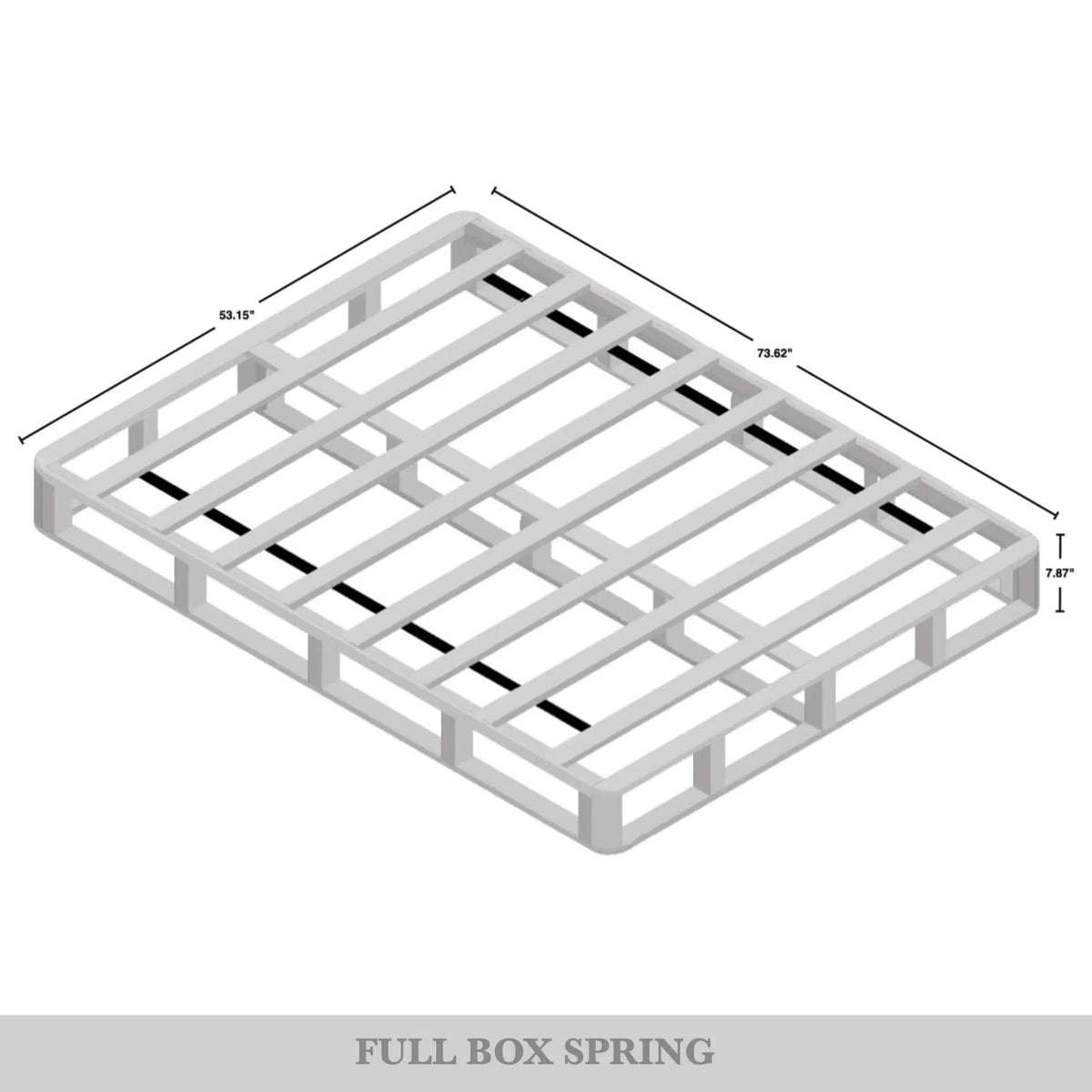 CraftPorch Solid Wood 8-Inch Box Spring Foundation with Wood Slats - image 14