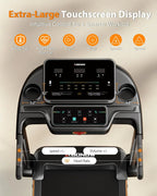 Foldable Treadmill for Home with Incline Extra Large Dual LED Screen Home Office Treadmills - image 3