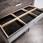 Contemporary Grey 6-Piece Platform Bedroom Set by Furniture of America - Heinisk Collection - image 9