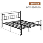 Futzca Bed Frame Featuring Headboard and Footboard - image 14