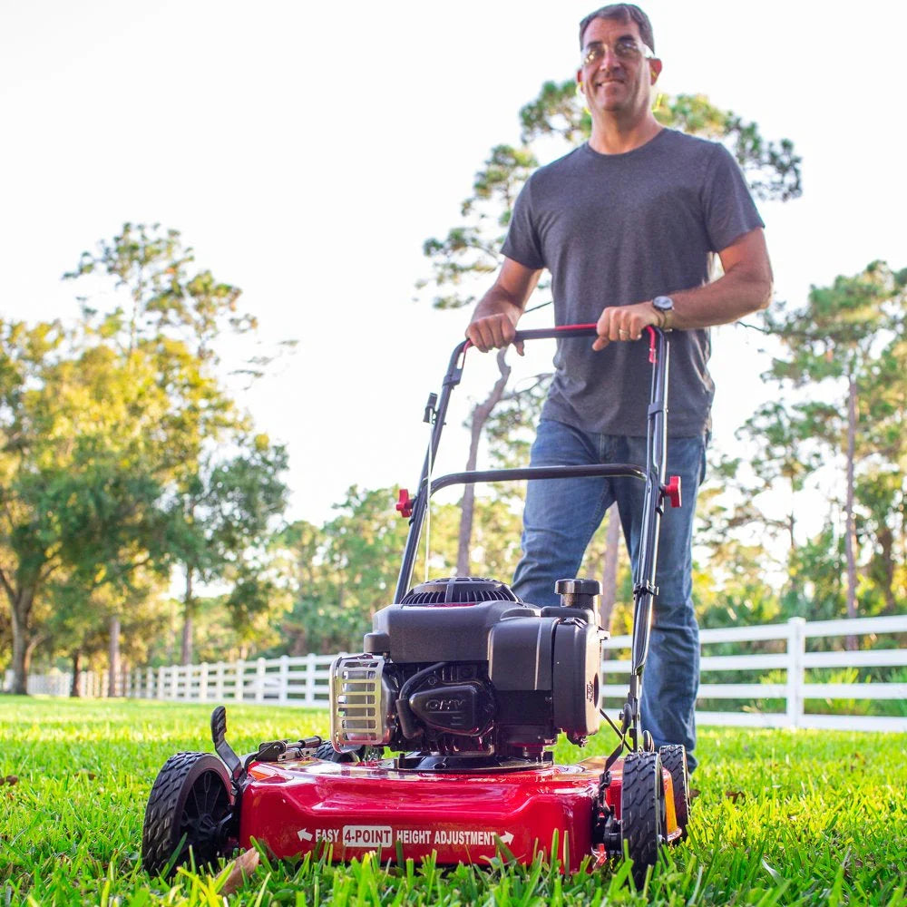 20-Inch 125cc Gas Push Mower with V-Twin Engine - image 5